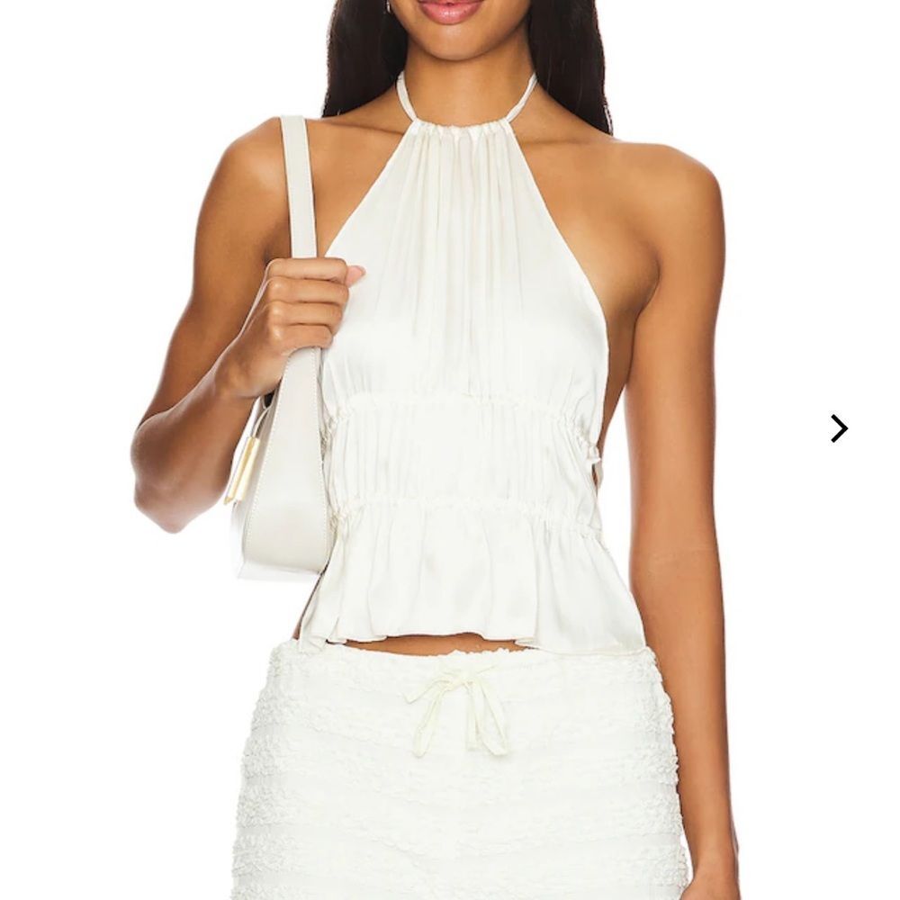 NWT Lioness ivory Halter Top Legacy Large